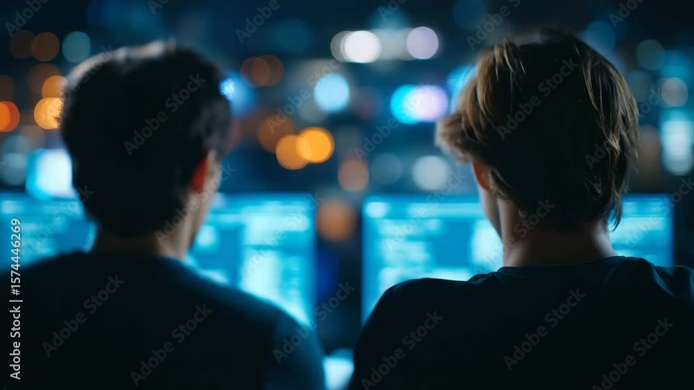 Poster a team of asian software engineers collaborates to tackle complex ai challenges.