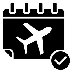 Fototapeta premium Itinerary Icon