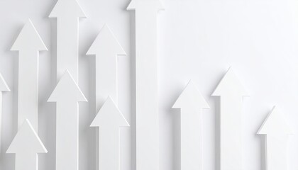 Abstract upward arrows