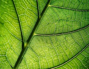 leaf texture leaf background with veins and cells macro photography