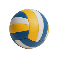 volleyball isolated on white background,Colorful Volleyball on White Background – Bright, Isolated Studio Shot