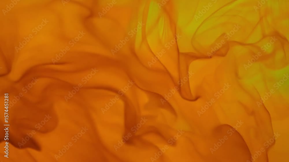 Poster abstract orange swirls: captivating abstract composition showcasing vibrant orange and yellow hues s