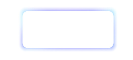  png Modern Square Border with Neon Glow Effect