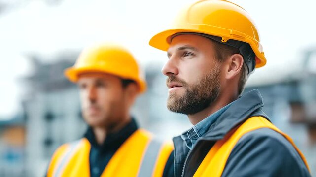 Engineers conducting a thorough inspection of a construction site to assess quality and progress.