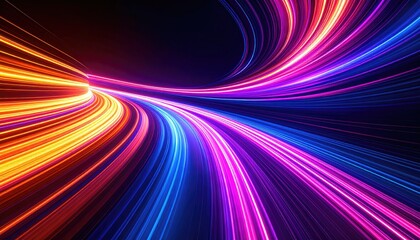 Abstract vibrant light streaks (1)