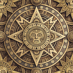 seamless pattern of indian