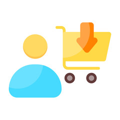 Consumer Flat Style Icon