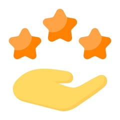 Loyalty Program Flat Style Icon