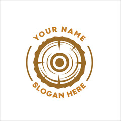 wood logo, tree felling, tree icon, tree trunk icon, tree felling, vector wood icon, vector illustration
