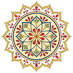 Ornamental Mandala Vector for Yoga, Meditation, and Decor