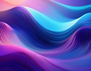 colorful abstract wave background colorful gradient abstract wave background with flowing lines and smooth curves in blue and purple tones ideal for presentations banners and digital media