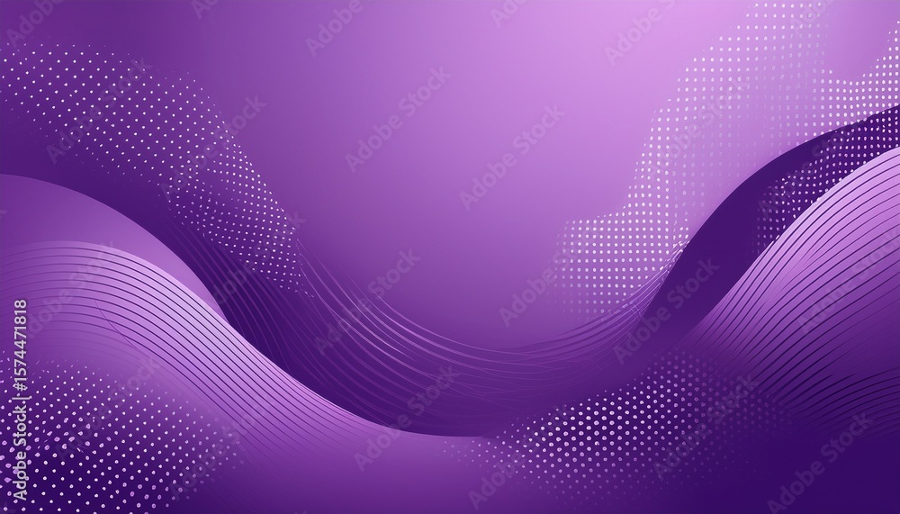 Aufkleber abstract soft purple background with modern geometric shapes and dotted patterns