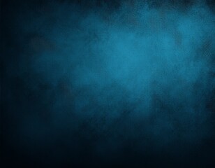 Fototapeta premium dark blue background texture with black vignette in old vintage grunge textured border design dark elegant teal color wall with light