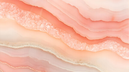 Peach Agate Stone Texture:  A Serene Swirl of Pink and Orange Hues