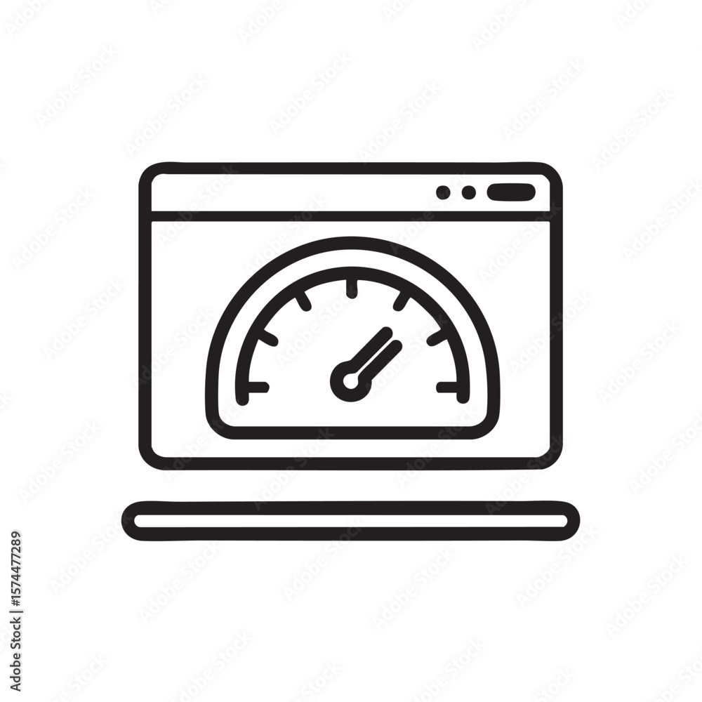 Poster a browser window displays a speedometer.