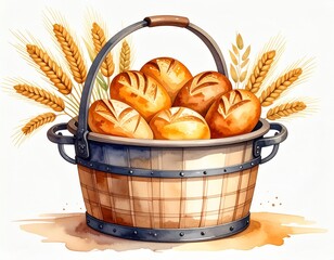 basket of bread