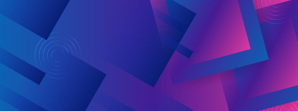 Overlapping blue and purple geometric shapes suitable for background, design projects, web graphics, abstract concepts, and contemporary themes.