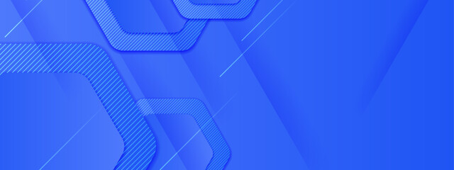 Abstract blue geometric design with shapes and lines. Perfect for backgrounds, digital art, or modern graphic designs needing a unique touch.