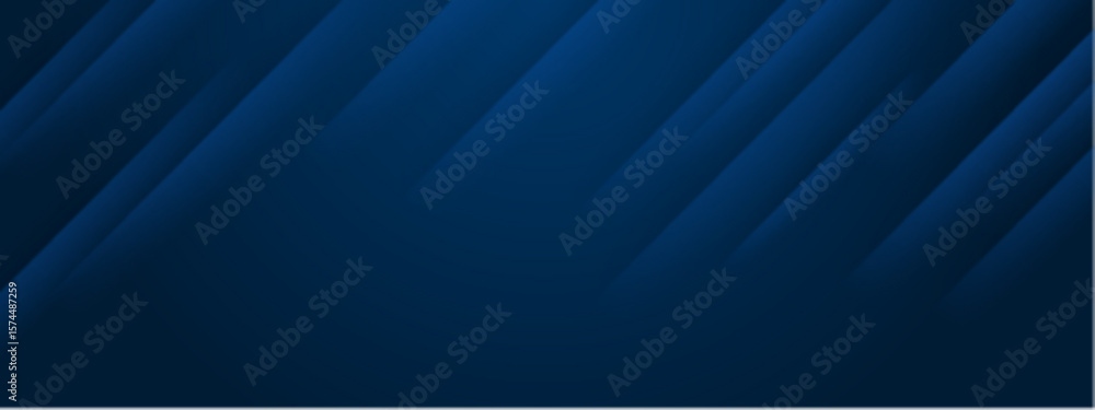 Poster dark blue abstract background with diagonal lines suitable for website headers, social media posts, 