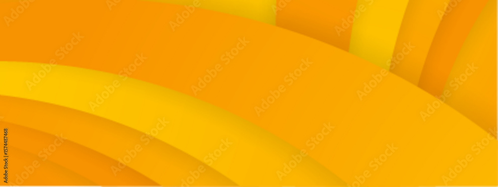 Poster abstract yellow curved shapes create a dynamic background, ideal for websites, social media graphics