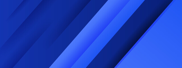 Obraz premium Diagonal blue stripes in varying shades, suitable for web backgrounds, banners, and graphic design projects needing a modern touch.