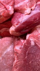 Close up Raw Meats background. Beef meat texture