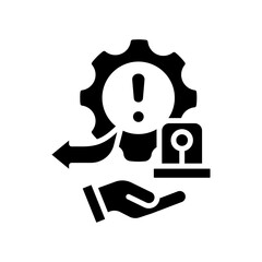 Emergency Response glyph icon