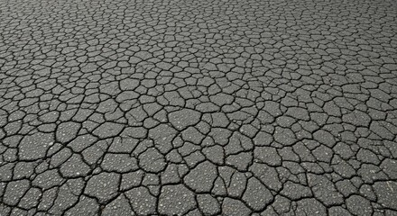 Damaged Asphalt Surface Small Cracks Light Debris Urban Road Texture Background