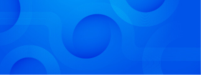 Abstract blue background with overlapping circles and lines suitable for graphic design projects, website backgrounds, blog headers, and digital art.