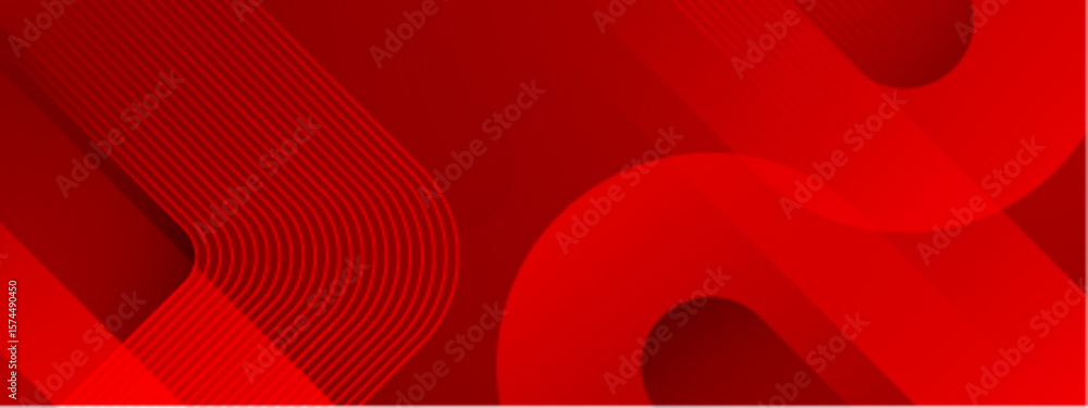 Poster abstract red curved lines and shapes suitable for dynamic backgrounds, modern designs, vibrant patte