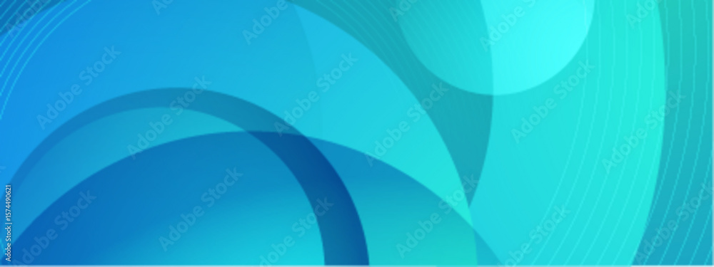 Poster abstract turquoise curves and lines forming a dynamic design suitable for backgrounds, web graphics,