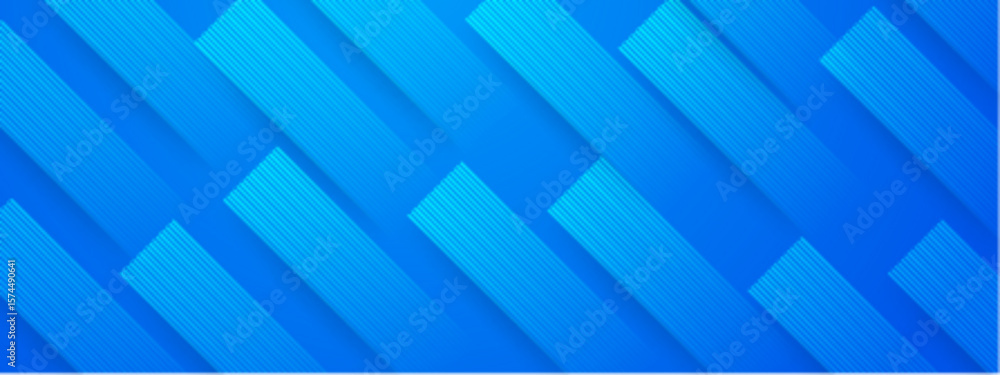 Poster blue parallel lines forming diagonal stripes. suitable for abstract backgrounds, modern designs, tec