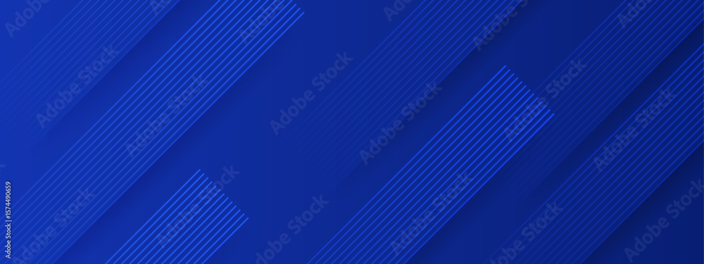 Poster abstract blue design with diagonal parallel lines. suitable for backgrounds, digital art projects, w