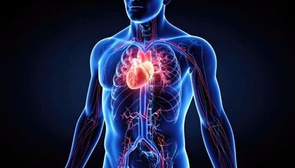 Anatomy of the human heart