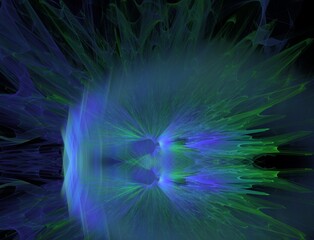 Imaginatory fractal abstract background Image