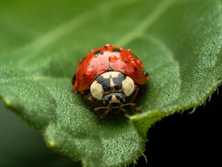 ladybug on leaf