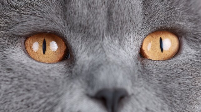 Mesmerizing amber feline gaze amidst velvety storm-cloud fur, perfect for Caturday musings or Samhain feline enchantments