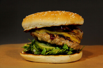 grilled cheeseburger 