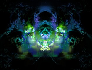 Imaginatory fractal abstract background Image