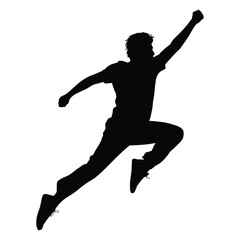 jumping man silhouette