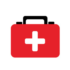 First Aid Kit Medical Emergency Case Illustration