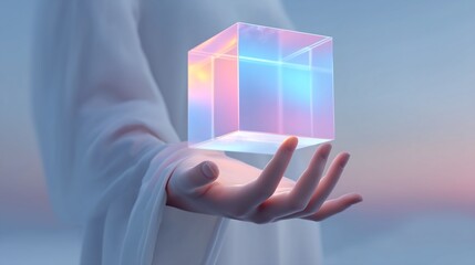 Futuristic Minimalist 3D Icons of Artificial Intelligence Concepts in Clean Vector Style and Soft Pastel Tech Colors, wallpaper, artificial intelligence wallpaper, background AI, AI Wallpaper