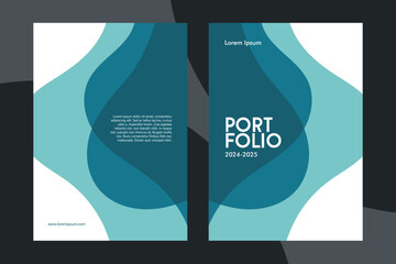 Deep Green Portfolio Cover