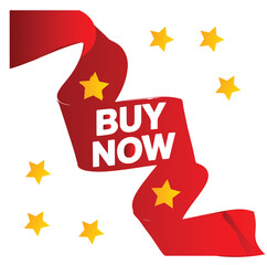 Buy Now Button Vector – Flat Shopping Icon for eCommerce and Online Stores
