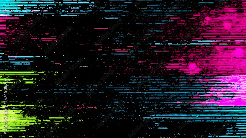 Poster abstract grunge background vector illustration, abstract neon gradient texture with purple and green