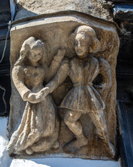 Stone Carving in Glastonbury, Somerset
