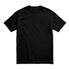 Black plain t-shirt