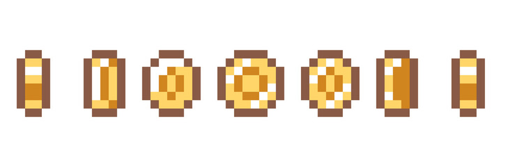 Pixel Coins and Gems