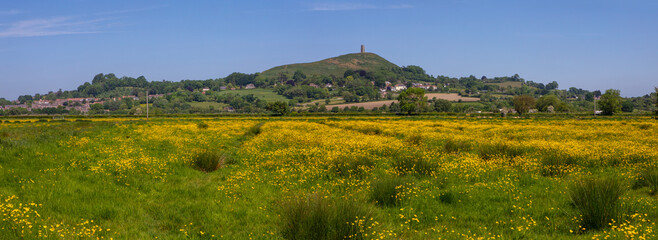 Glastonbury Tor in Glastonbury, Somerset, UK © chrisdorney