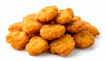 Crispy Chicken Nuggets Pile.
